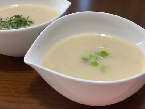 大根とじゃがいもの和風ポタージュ